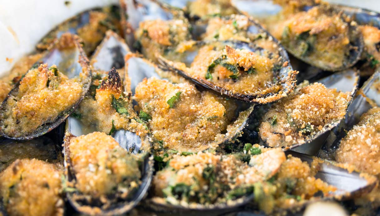 Cozze gratinate - Moule gratinées
