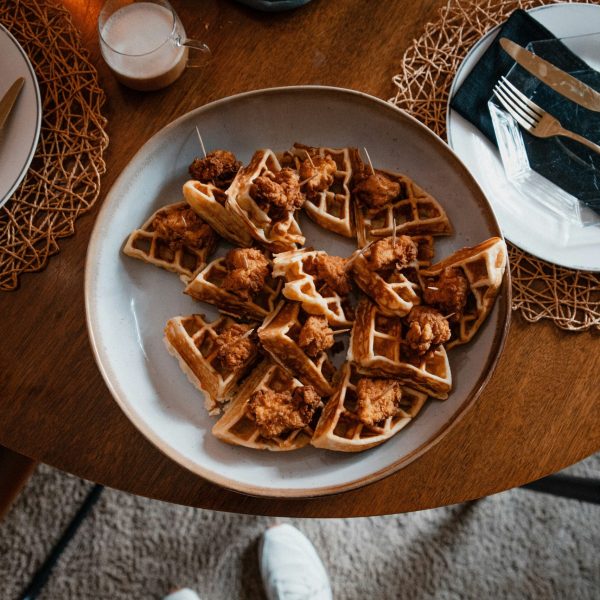 Gaufres de patate douce vegan : recette brunch