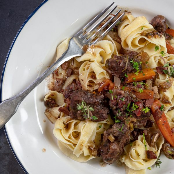 Tagliatelles au ragoût de bœuf